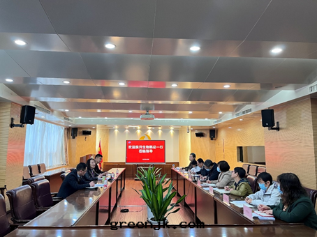 良升(shēng)生(shēng)物(wù)科技總(zǒng)经理(lǐ)韓雅君一(yī)行到(dào)陕藥研究院(yuàn)交流洽談